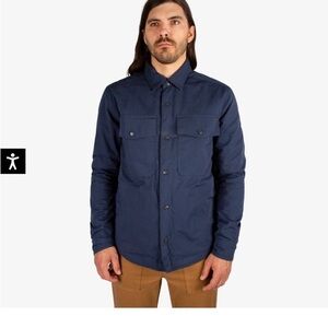 Topo Designs Insulated Shirt Jacket Shacket Reversible Gorp Blue Men’s Medium